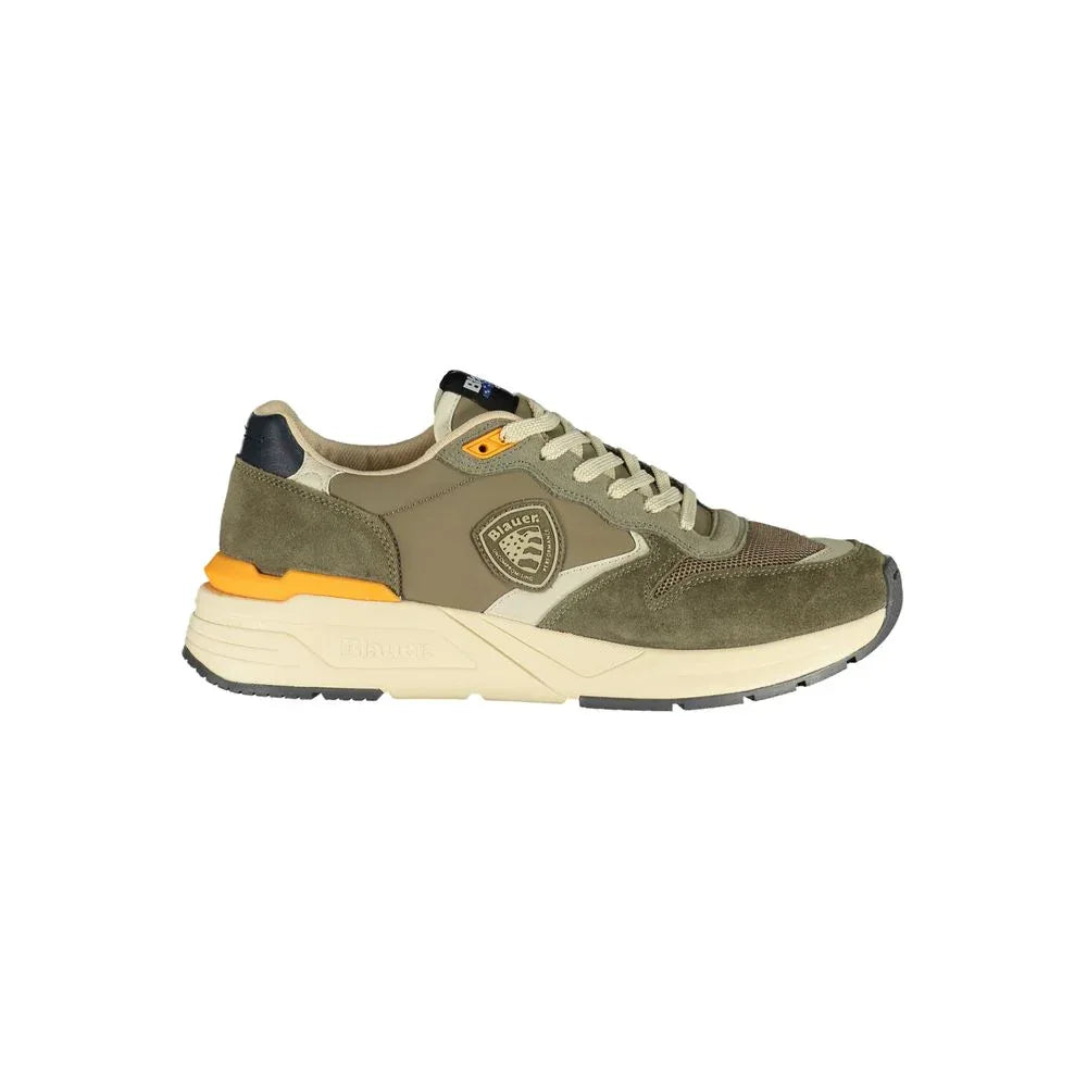 Blauer Verde Polyurethane Men Sneaker - Zeiniez