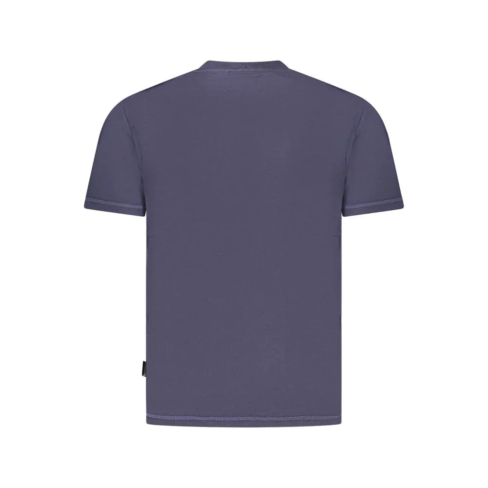 Napapijri Blu Cotton Men T-Shirt - Zeiniez