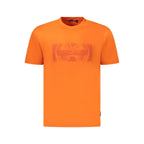 Napapijri Arancione Cotton Men T-Shirt - Zeiniez