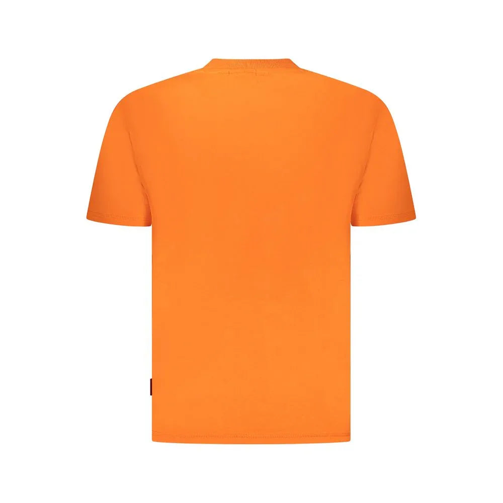 Napapijri Arancione Cotton Men T-Shirt - Zeiniez