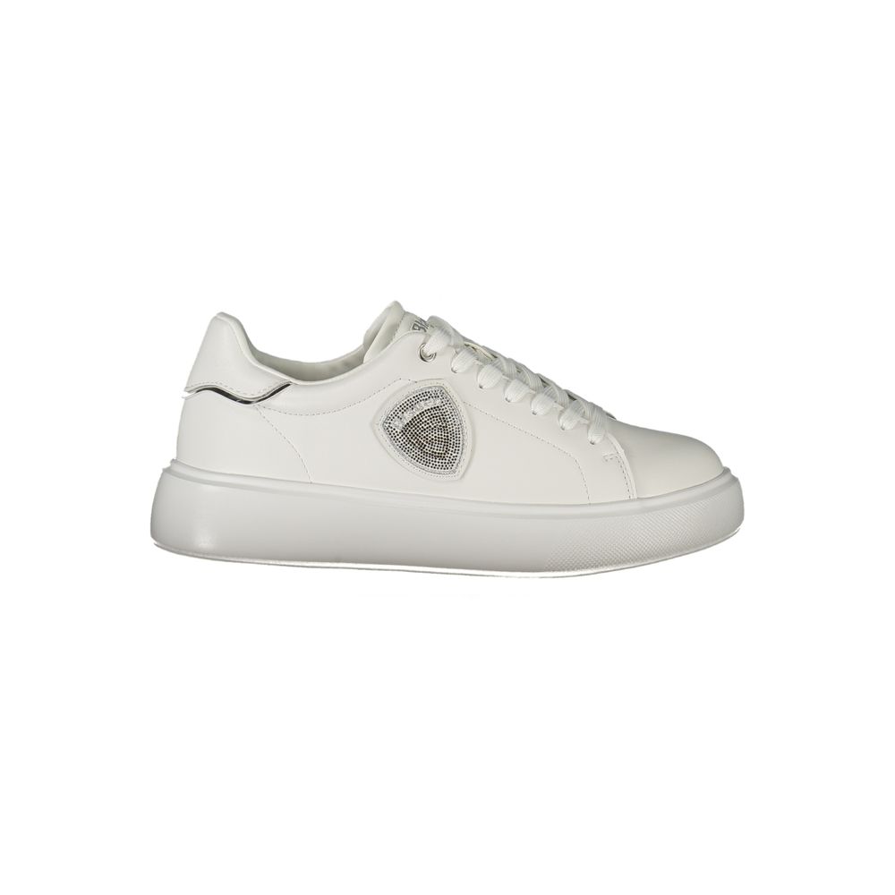 Blauer Bianco Polyurethane Women Sneaker - Zeiniez