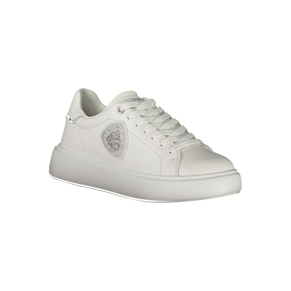 Blauer Bianco Polyurethane Women Sneaker - Zeiniez