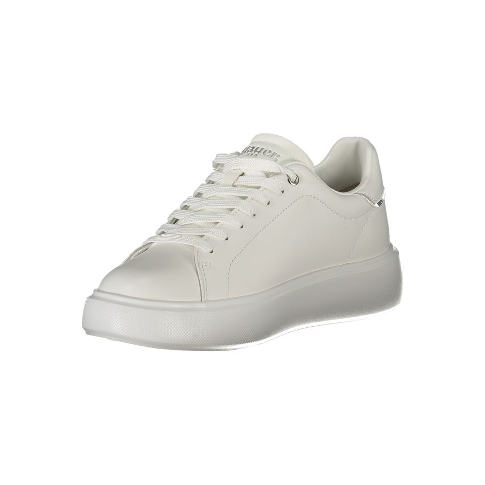 Blauer Bianco Polyurethane Women Sneaker - Zeiniez