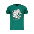 Cavalli Class Verde Cotton Men T-Shirt - Zeiniez