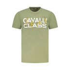 Cavalli Class Verde Cotton Men T-Shirt - Zeiniez
