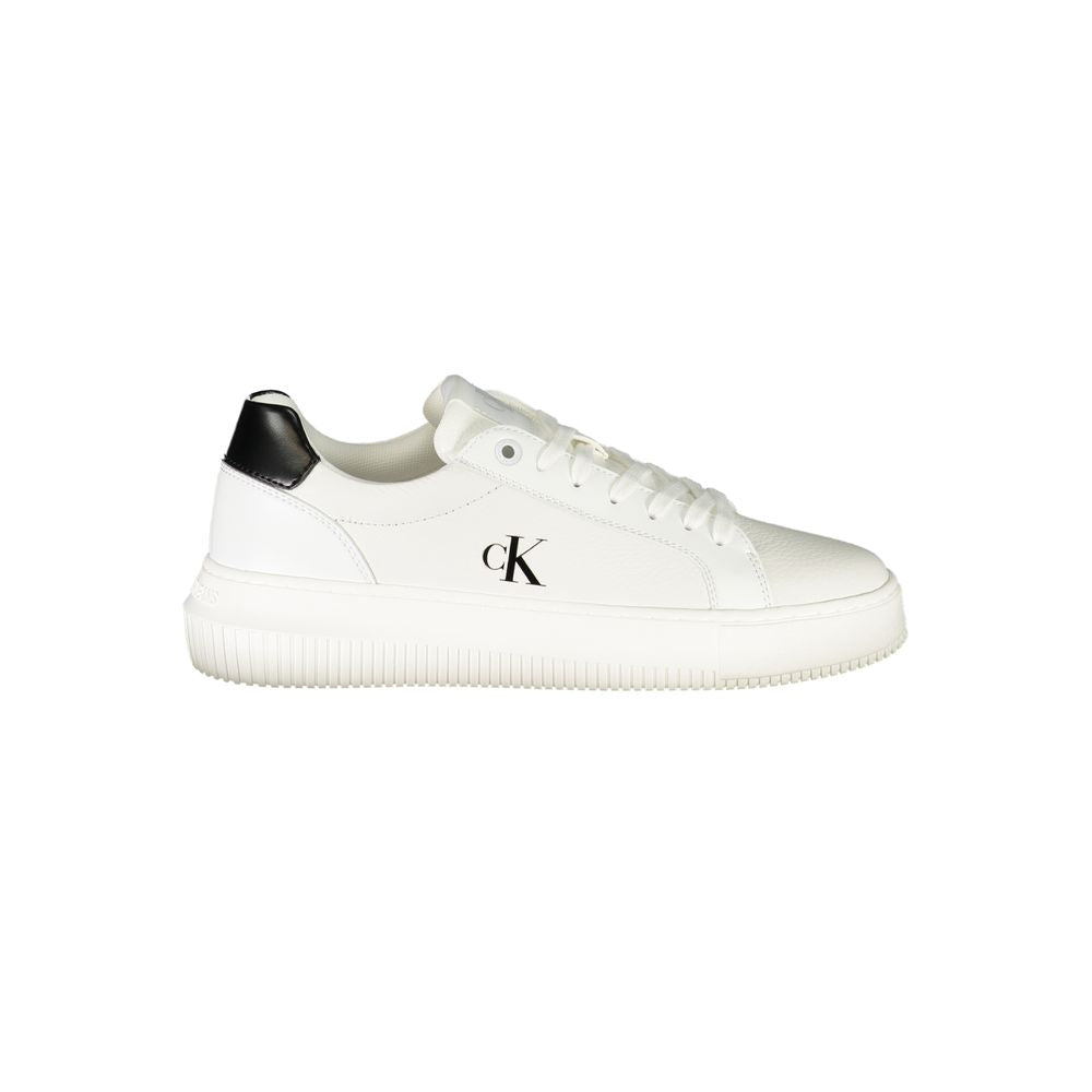 Calvin Klein Bianco Polyurethane Women Sneaker - Zeiniez