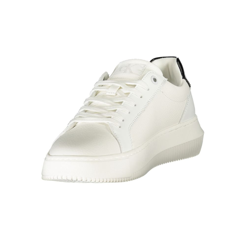 Calvin Klein Bianco Polyurethane Women Sneaker - Zeiniez
