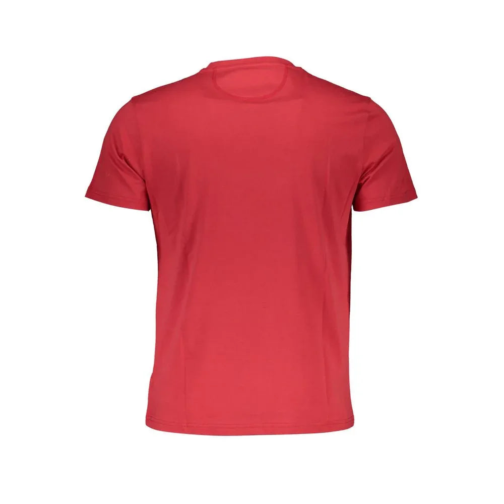 La Martina Rosso Cotton Men T-Shirt - Zeiniez