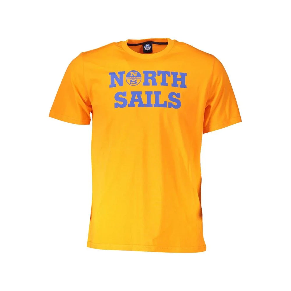 North Sails Arancione Cotton Men T-Shirt - Zeiniez