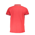 Cavalli Class Red Cotton Men Polo Shirt - Zeiniez