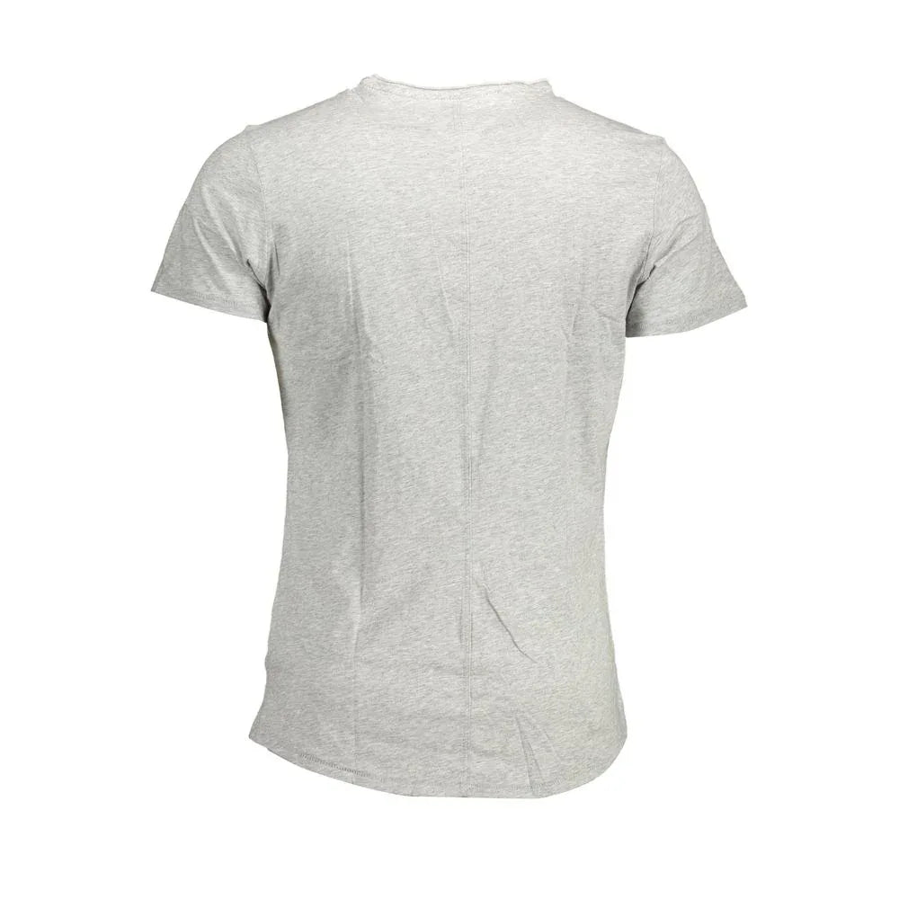 Tommy Hilfiger Grigio Cotton Male T-Shirt - Zeiniez