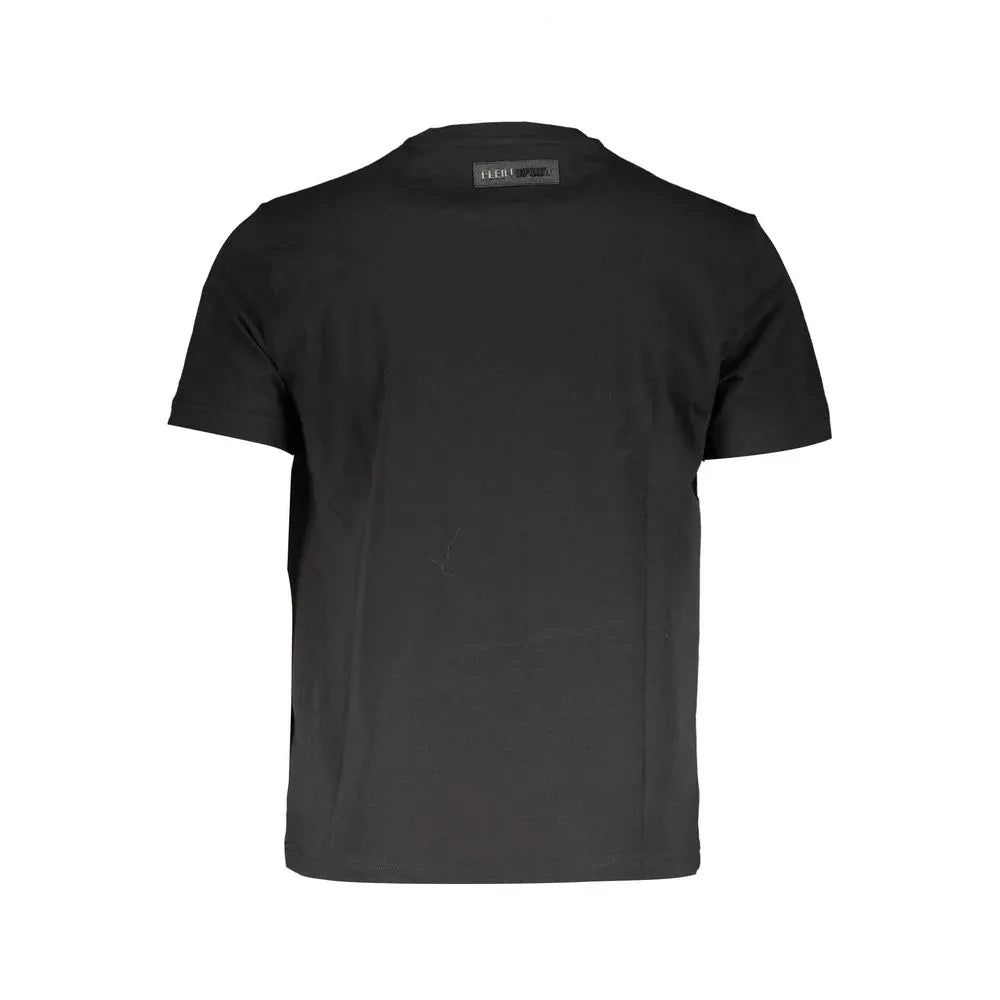 Plein Sport Black Cotton Men T-Shirt - Zeiniez