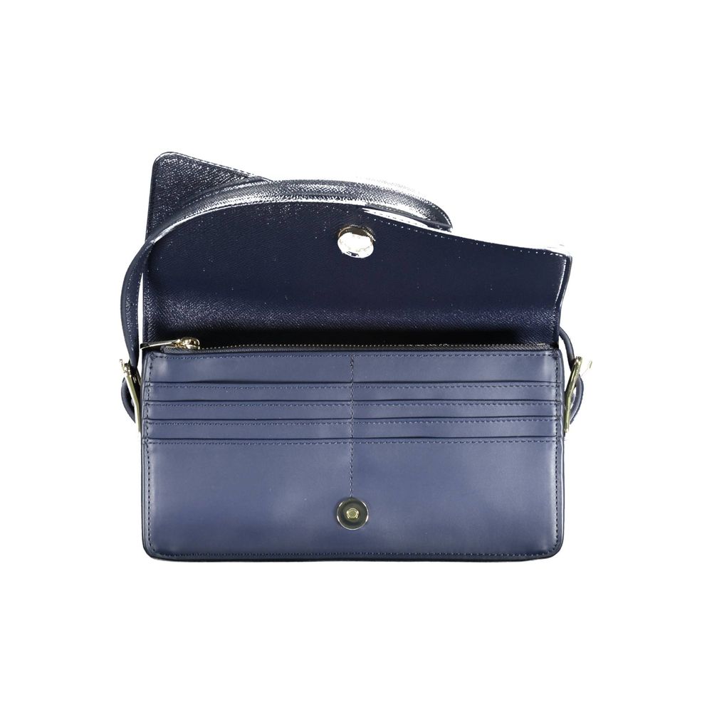 Tommy Hilfiger Blue Polyurethane Women Handbag - Zeiniez