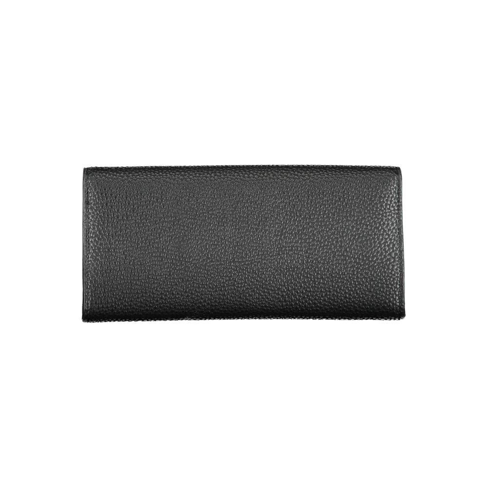 Tommy Hilfiger Black Polyurethane Women Wallet - Zeiniez