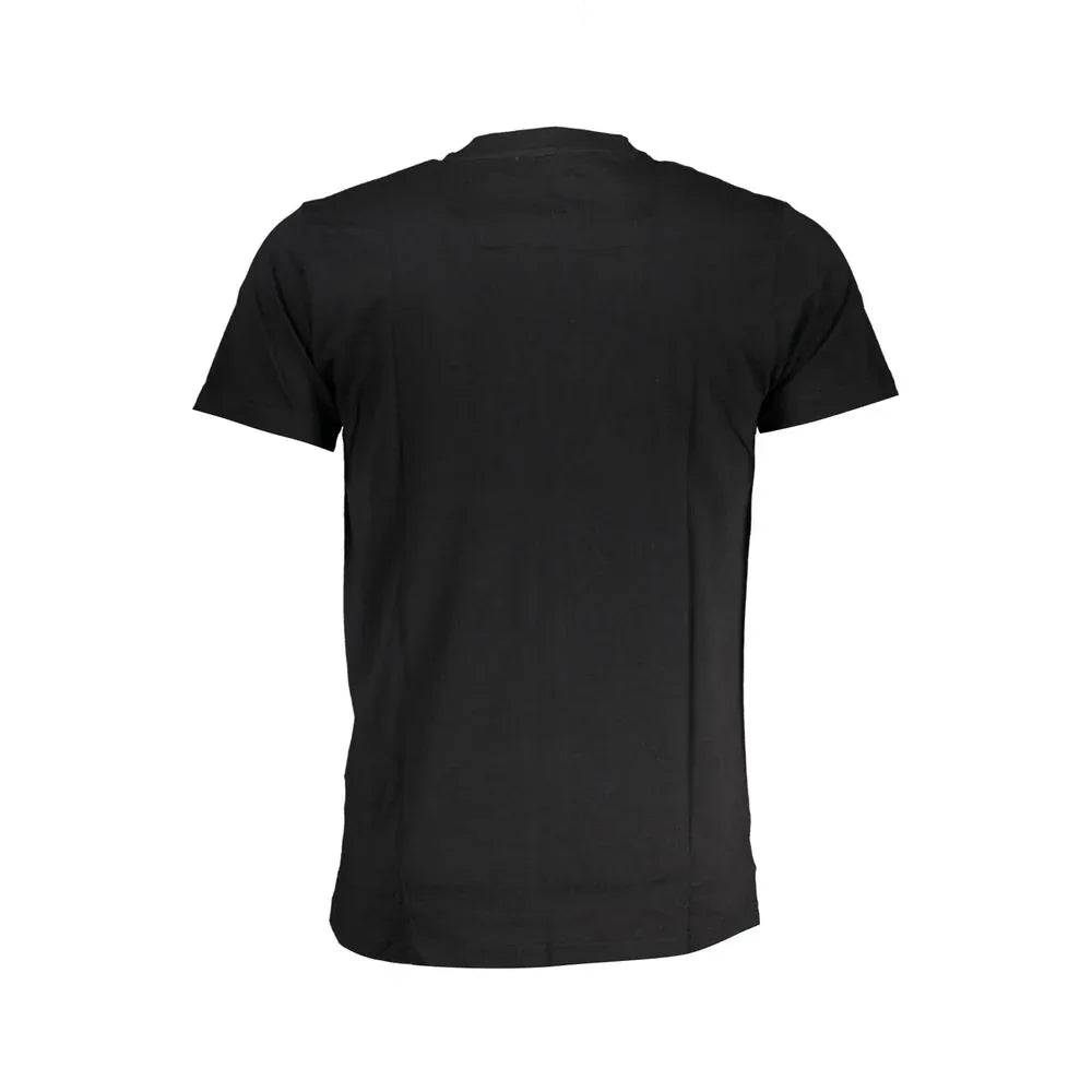 Cavalli Class Black Cotton Men T-Shirt - Zeiniez