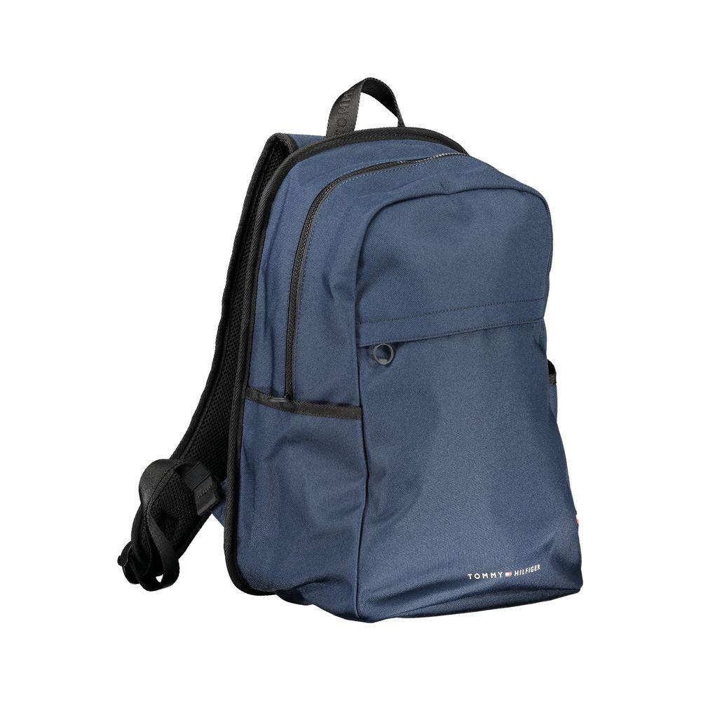 Tommy Hilfiger Blue Polyester Men Backpack - Zeiniez