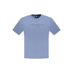 North Sails Blue Cotton Men T-Shirt - Zeiniez