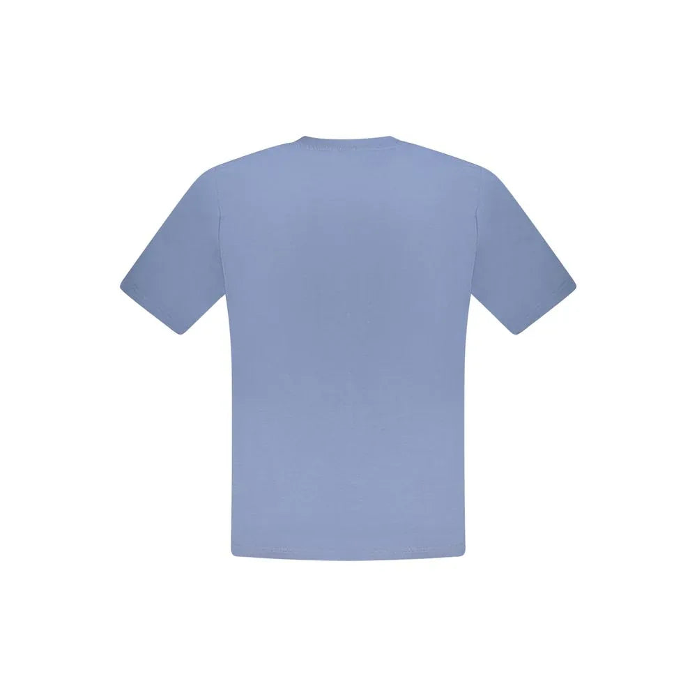 North Sails Blue Cotton Men T-Shirt - Zeiniez