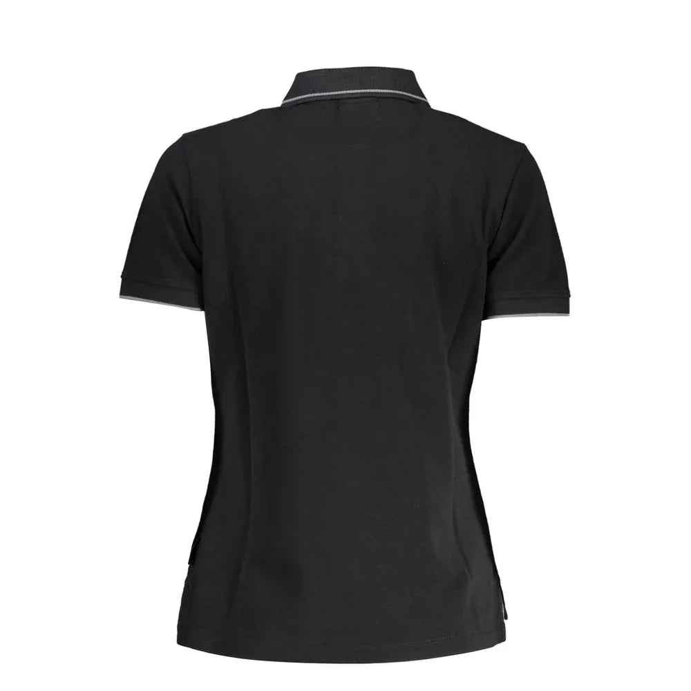 Napapijri Black Cotton Women Polo Shirt - Zeiniez