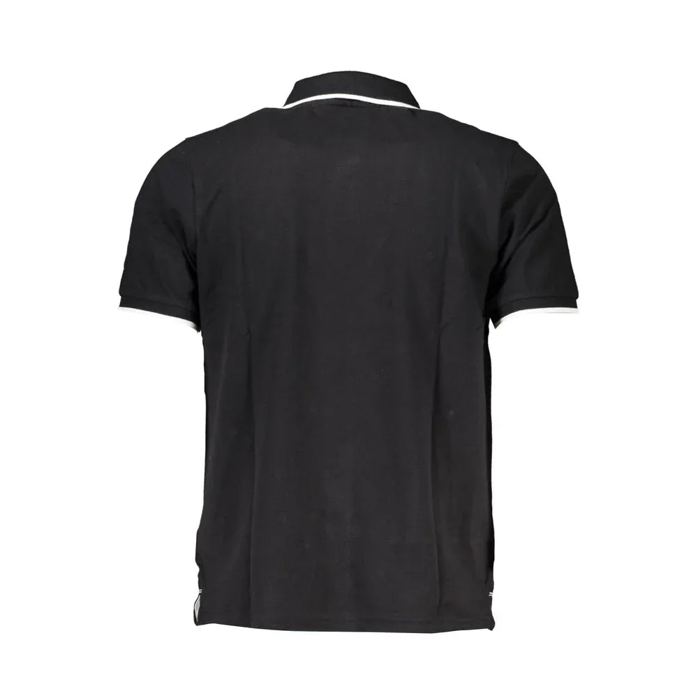 North Sails Black Cotton Men Polo Shirt - Zeiniez
