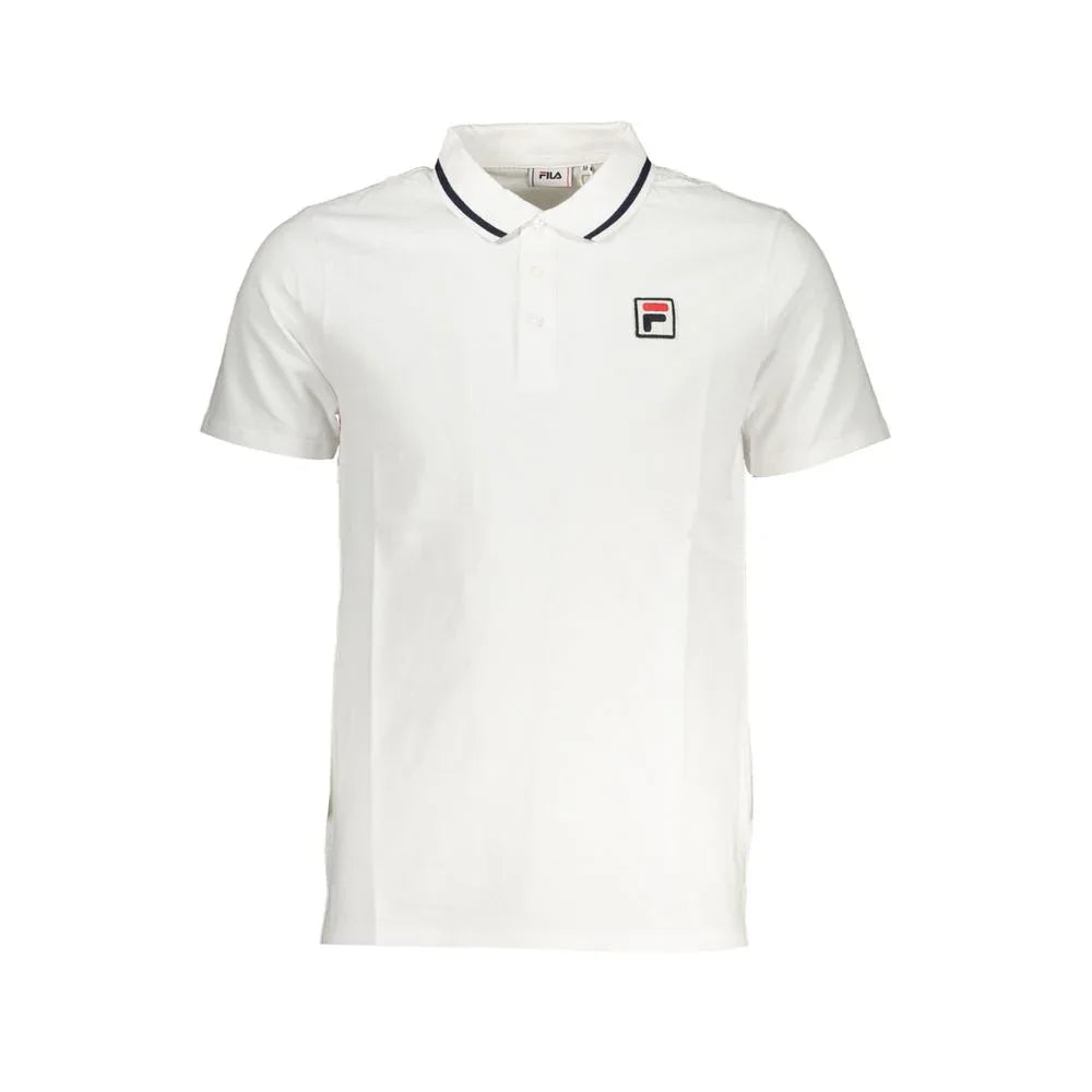 Fila White Cotton Men's Polo Shirt - Zeiniez