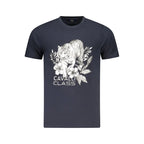 Cavalli Class Blue Cotton Men T-Shirt - Zeiniez