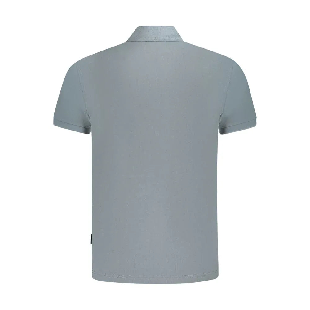 Napapijri Grigio Cotton Men Polo - Zeiniez