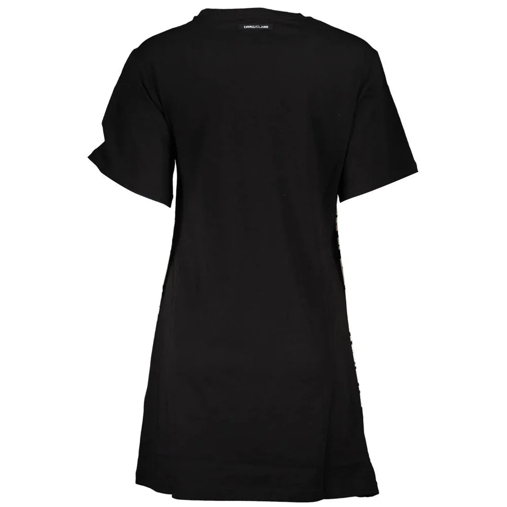 Cavalli Class Black Cotton Women Dress - Zeiniez