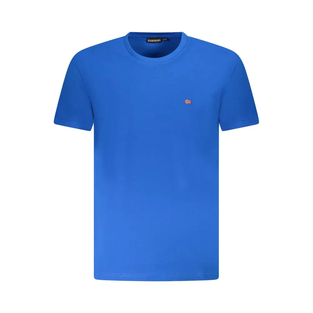Napapijri Azzurro Cotton Men T-Shirt - Zeiniez