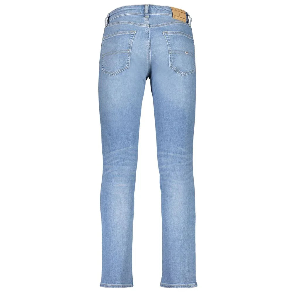 Tommy Hilfiger Light Blue Cotton Men Jeans - Zeiniez