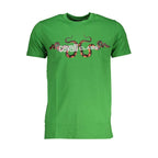 Cavalli Class Verde Cotton Men T-Shirt - Zeiniez