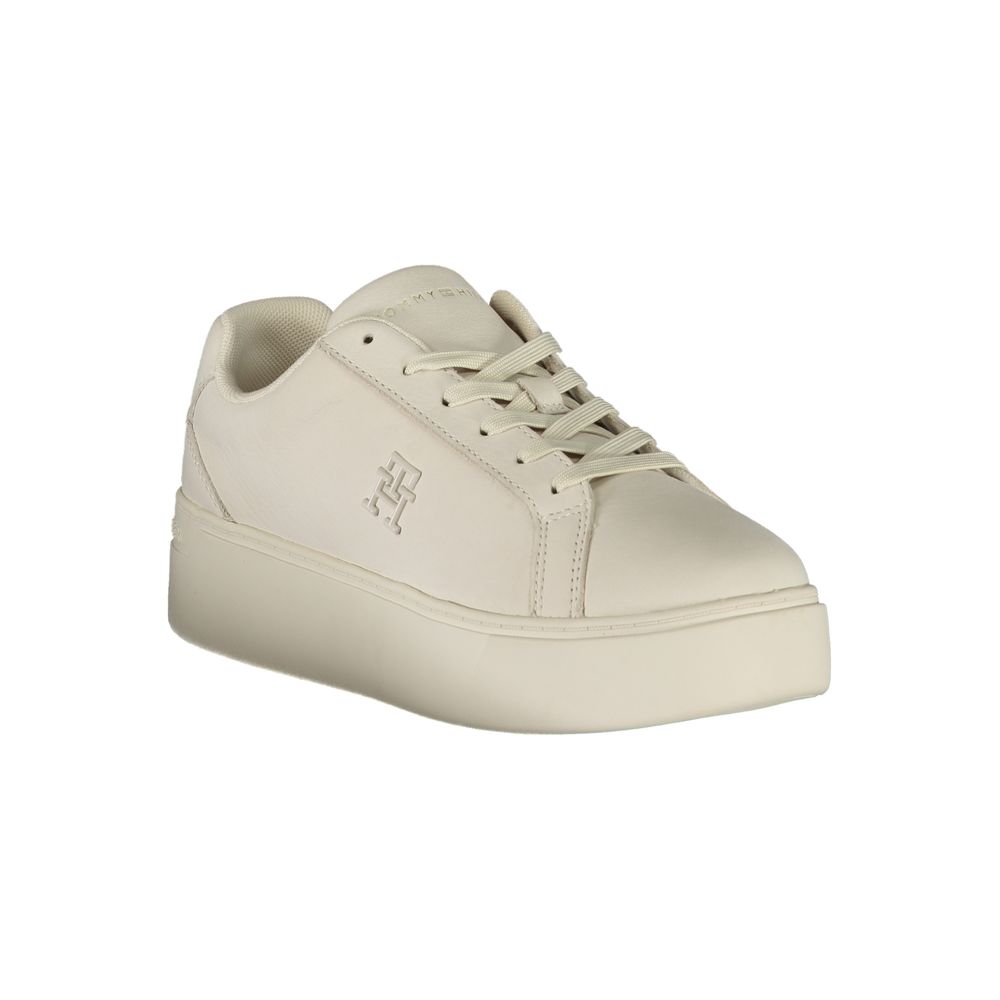 Tommy Hilfiger Bianco Leather Women Sneaker - Zeiniez