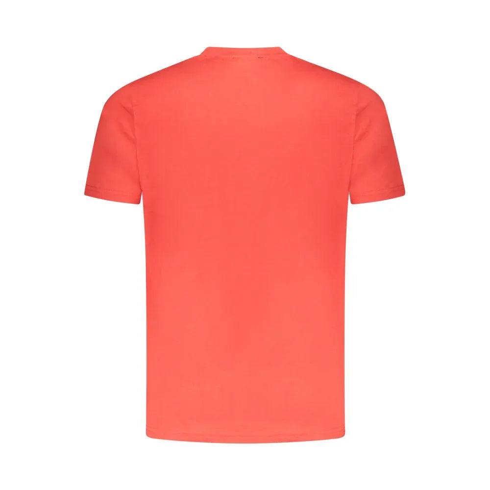 Cavalli Class Rosso Cotton Men T-Shirt - Zeiniez
