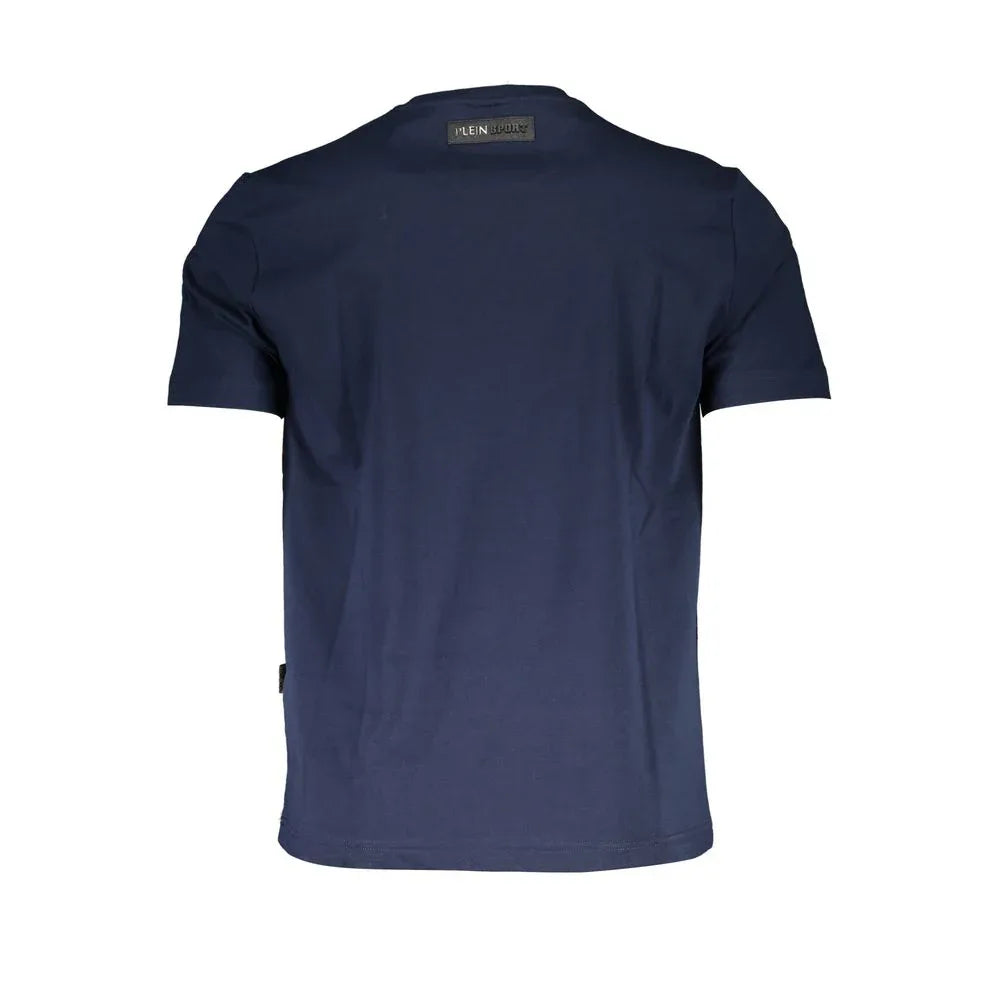 Plein Sport Blue Cotton Men T-Shirt - Zeiniez