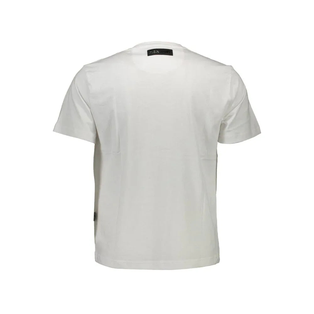 Plein Sport White Cotton Men's T-Shirt - Zeiniez