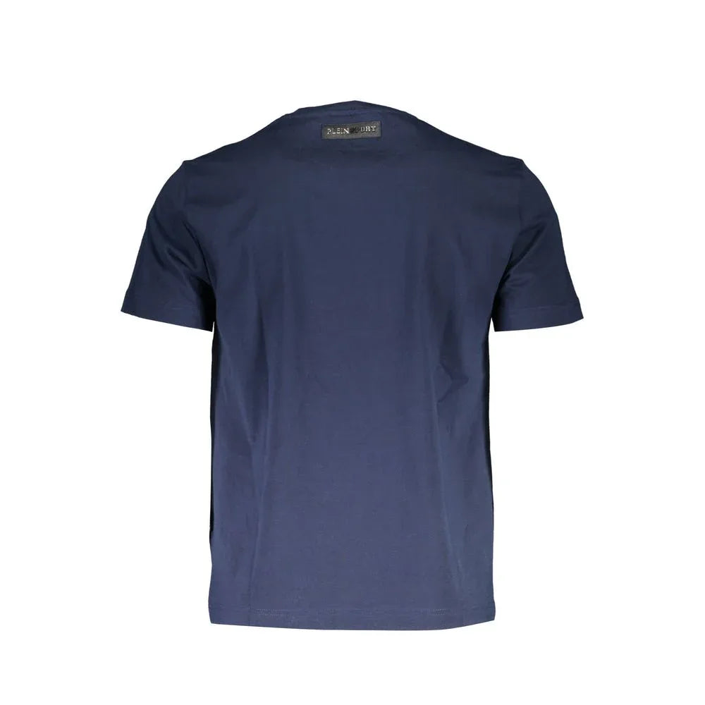 Plein Sport Blue Cotton Men's T-Shirt - Zeiniez