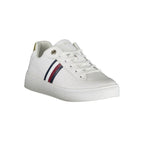 Tommy Hilfiger White Polyurethane Women Sneaker - Zeiniez