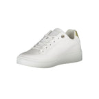 Tommy Hilfiger White Polyurethane Women Sneaker - Zeiniez