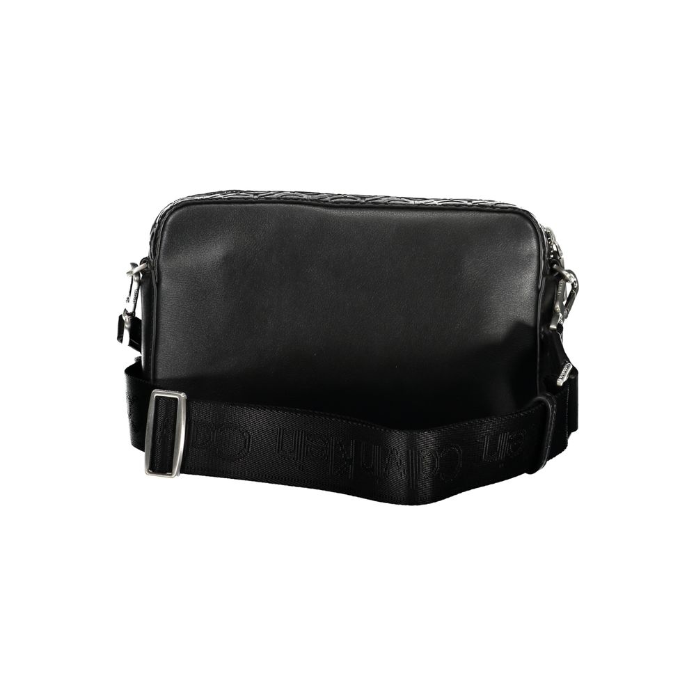 Calvin Klein Black Polyurethane Women's Shoulder Bag