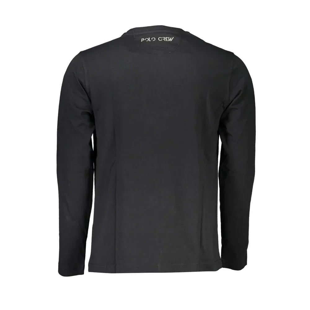 La Martina Black Cotton Men's T-Shirt - Zeiniez