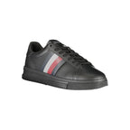 Tommy Hilfiger Black Polyurethane Men Sneaker - Zeiniez