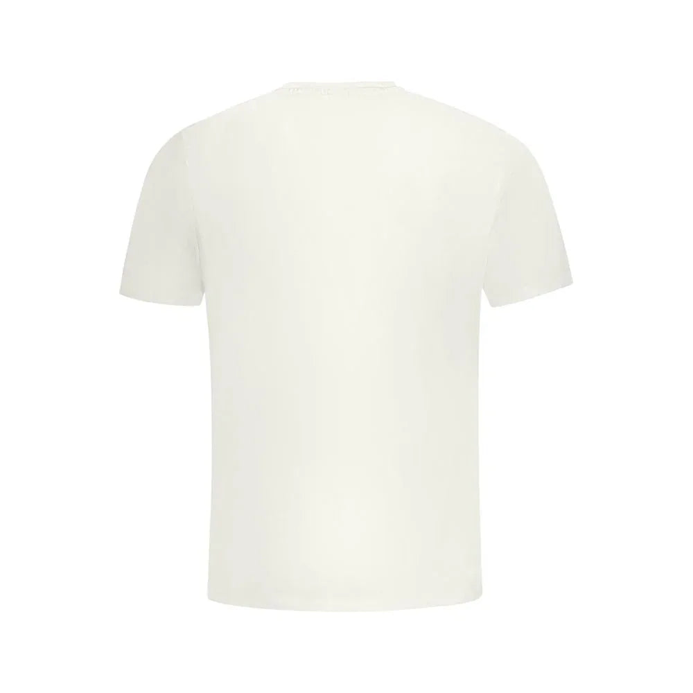 North Sails White Cotton Men's T-Shirt - Zeiniez
