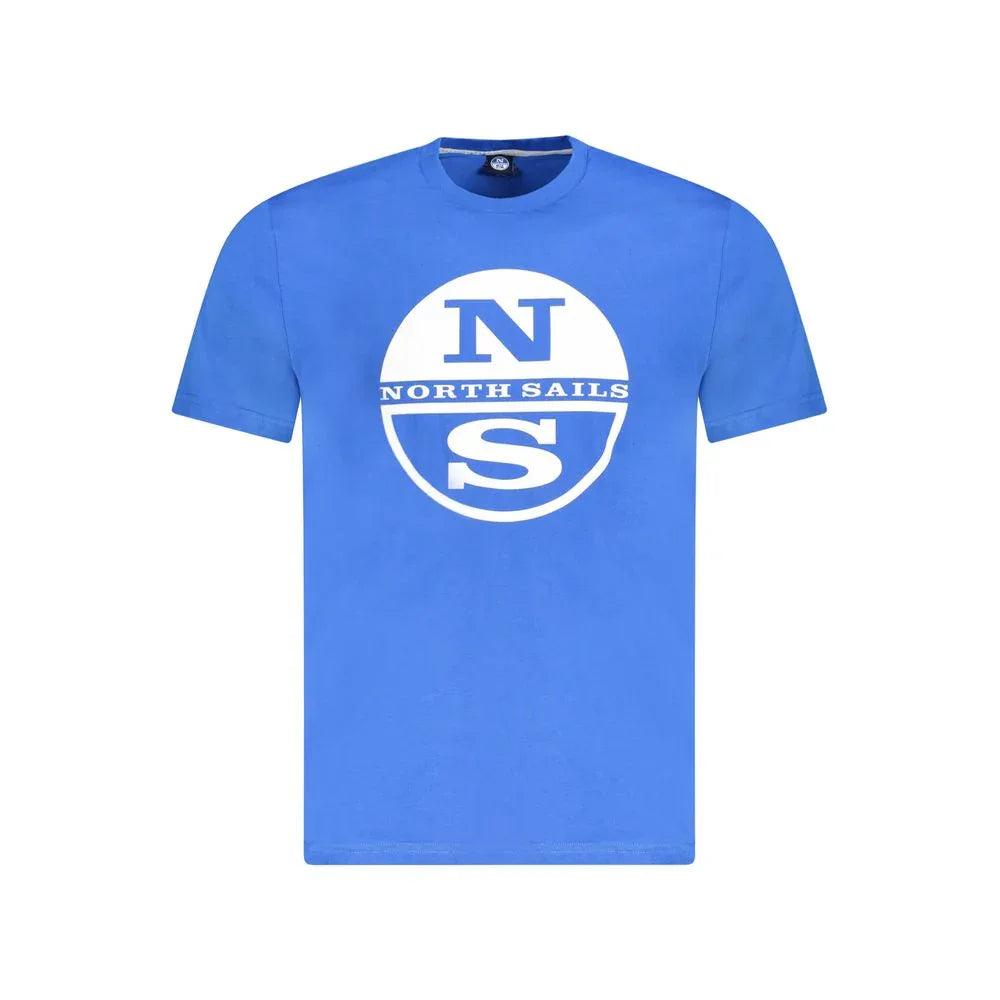 North Sails Blue Cotton Men's T-Shirt - Zeiniez