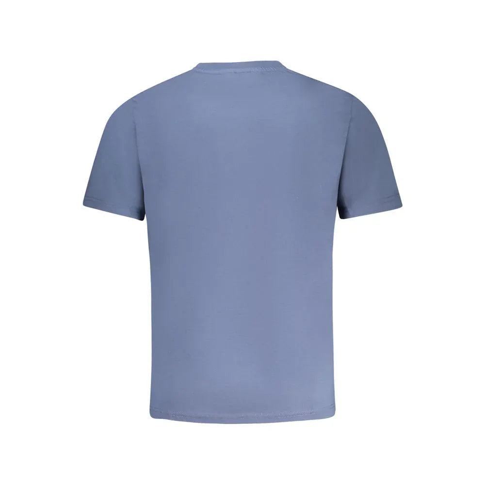 North Sails Blue Cotton Men T-Shirt - Zeiniez