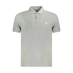 Timberland "Gray Cotton Men Polo Shirt" - Zeiniez