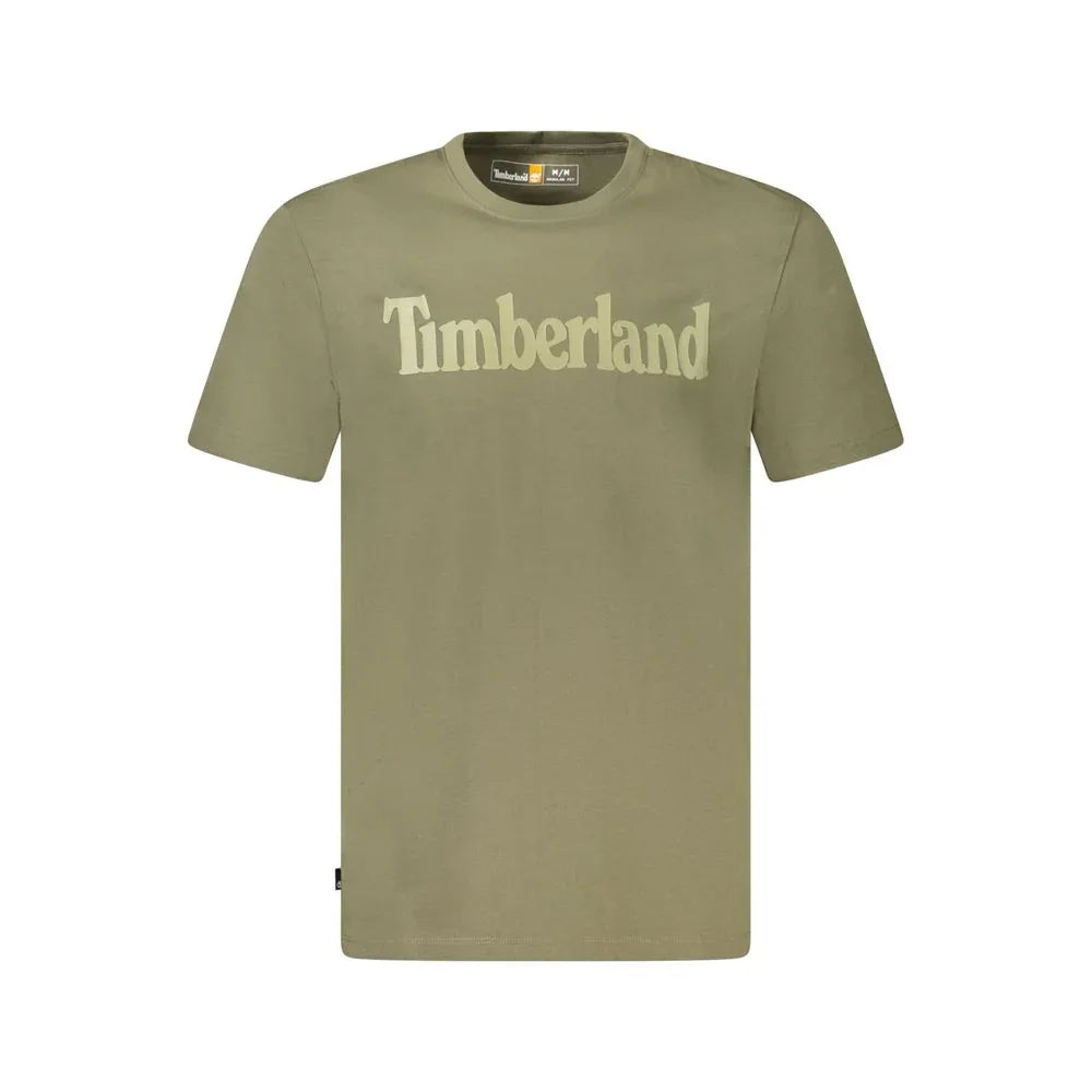 Timberland Green Organic Cotton Men T-Shirt - Zeiniez