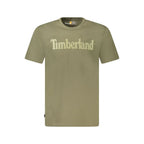 Timberland Green Organic Cotton Men T-Shirt - Zeiniez