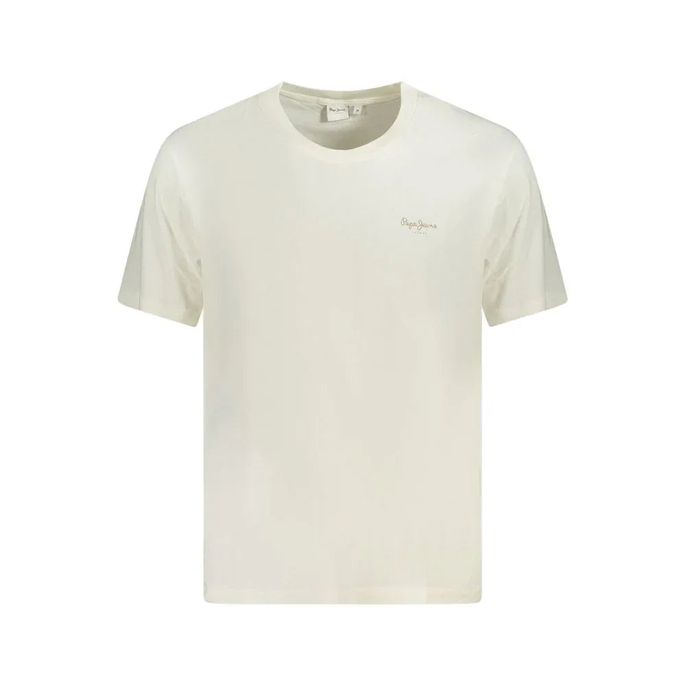 Pepe Jeans Bianco Cotton Men T-Shirt - Zeiniez