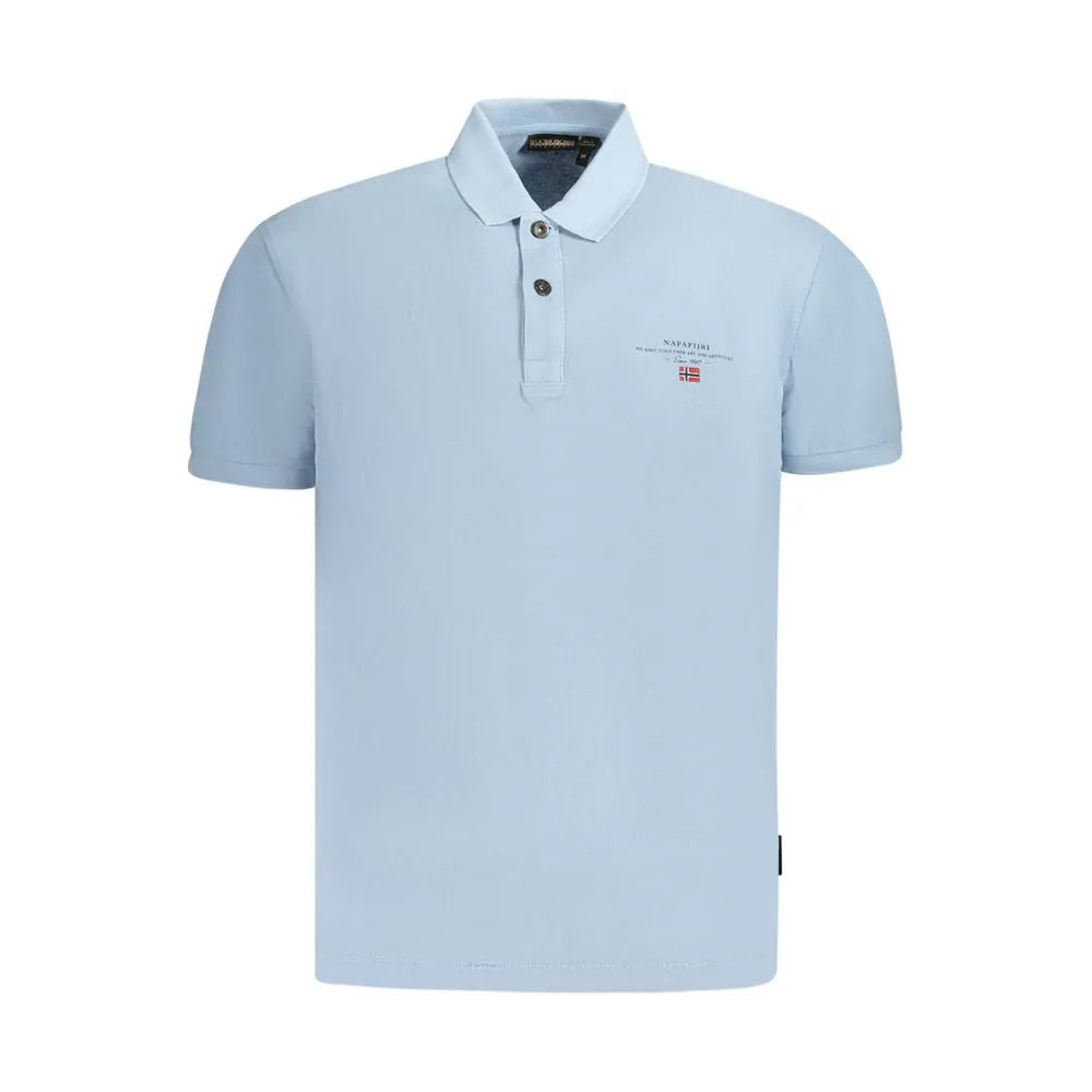 Napapijri Azzurro Cotton Men Polo - Zeiniez