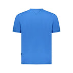 Napapijri Blue Cotton Men T-Shirt - Zeiniez